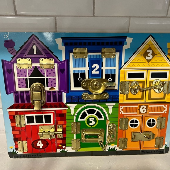 Melissa & Doug Other - Melissa & Doug Latches Wooden Activity Board